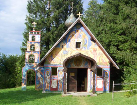 La chapelle par Egon Sendler à Publier en Savoie