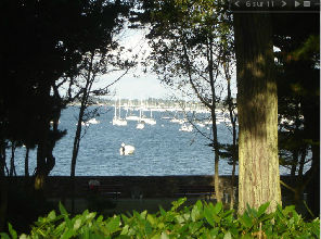 Vue sur la baie à Penboc'h Vue sur la baie à Penboc'h