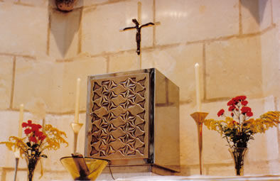 Tabernacle à Nantes par Jean-Marie Tézé sj