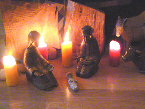 Crèche de Noël (chapelle du noviciat)