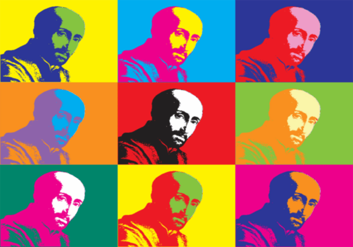 saint ignace de loyola pop art