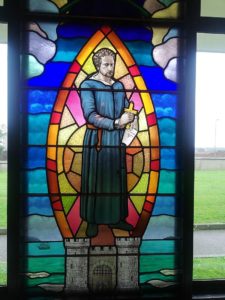 Vitrail représentant Collins (Église de la Sainte Famille, Youghal)