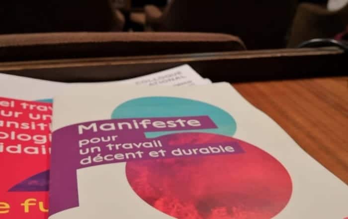 Colloque CERAS manifeste travail