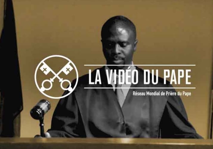 La vidéo du pape juillet 2019 justice