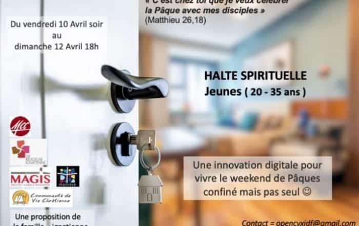 retraite spirituelle Pâques jeunes
