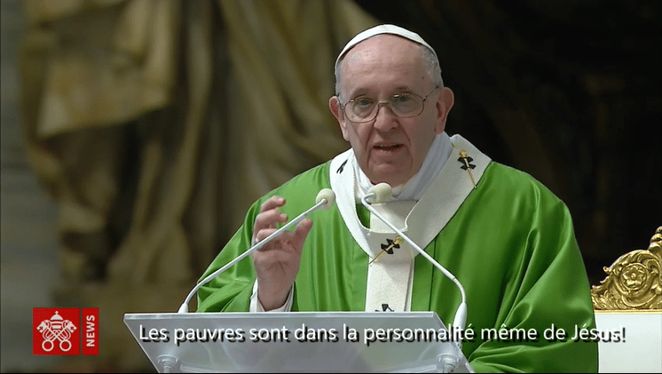 Exhortation du pape pour les pauvres 2