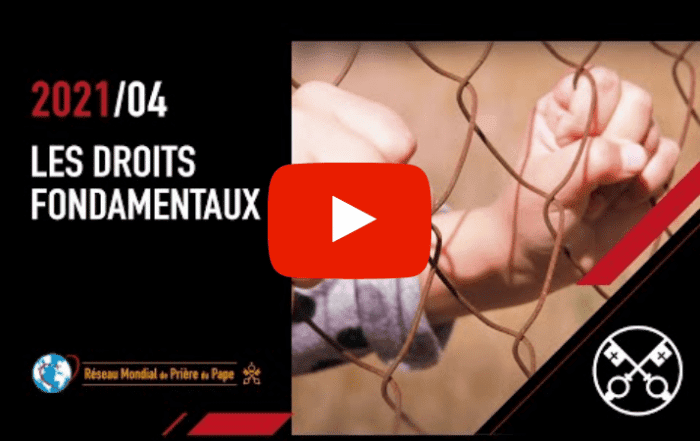 video du pape avril 2021 - droits fondamentaux - jesuites