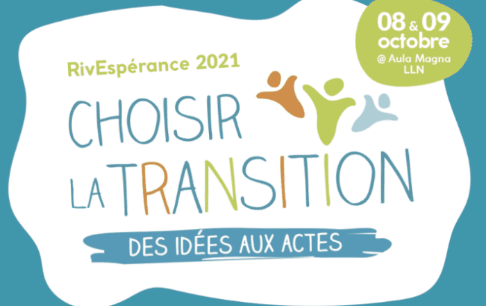 forum rivesperance 2021 - choisir la transition - des idees aux actes
