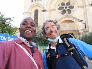 Aime Yoh et Romain Subtil jesuite pour la messe