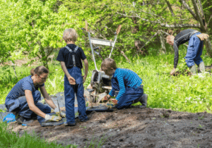 Familles Laudato si écologie potager