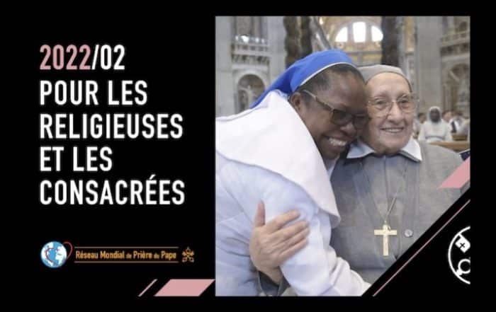 intention de priere du pape fevrier 2022 pour les religieuses et les consacrees