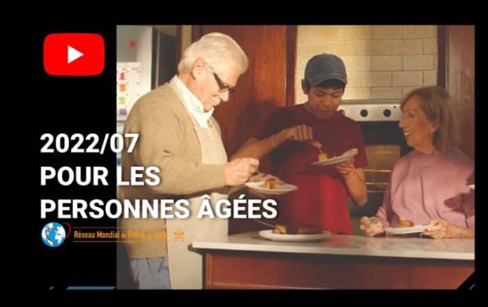 video du pape pour les personnes agees