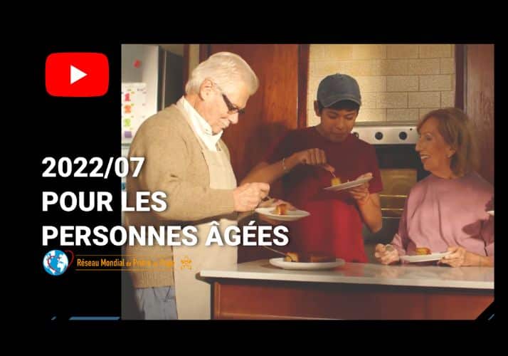 video du pape pour les personnes agees