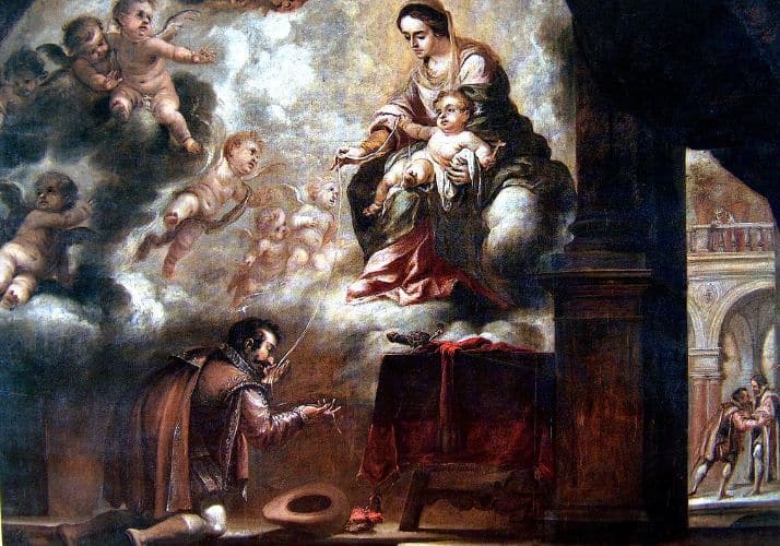 Apparition Marie saint Ignace Loyola Juan de Valdés