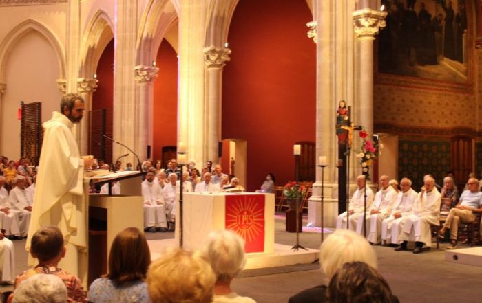 Thierry Dobbelstein messe clôture année ignatienne église saint ignace paris