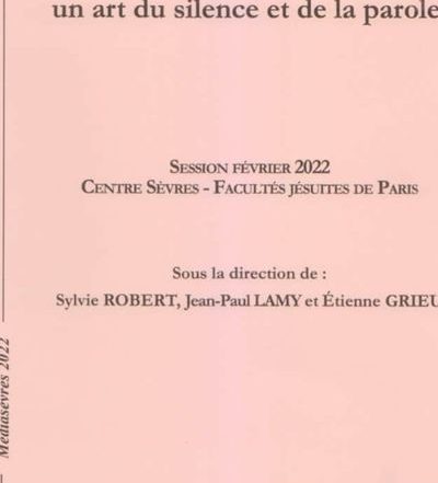 La vie religieuse, un art du silence et de la parole Session de vie religieuse 2022
