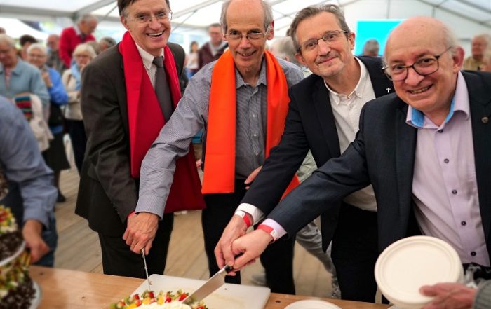 4 directeurs du centre spirituel La Pairelle lors du cinquantenaire