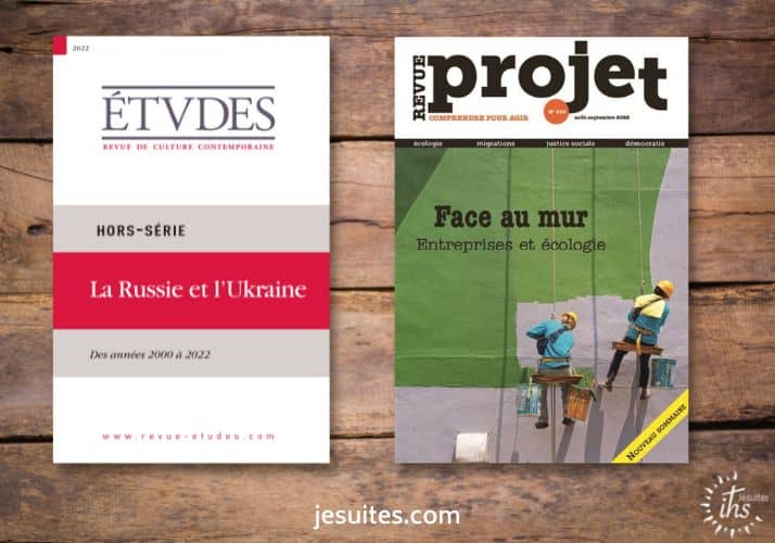 dernieres publications jesuites - revue etudes et revue projet
