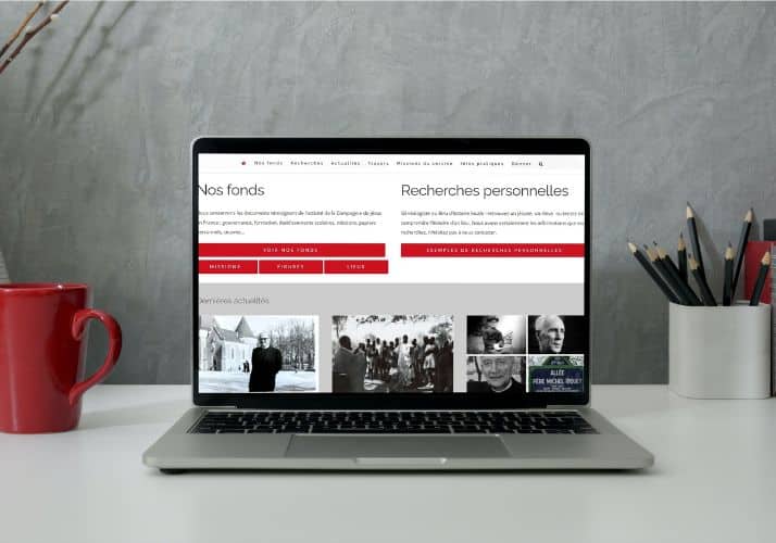 nouveau site internet des archives jesuites