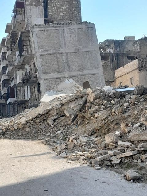 tremblement de terre en Syrie 2
