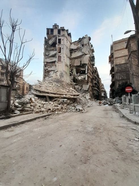 tremblement de terre en Syrie