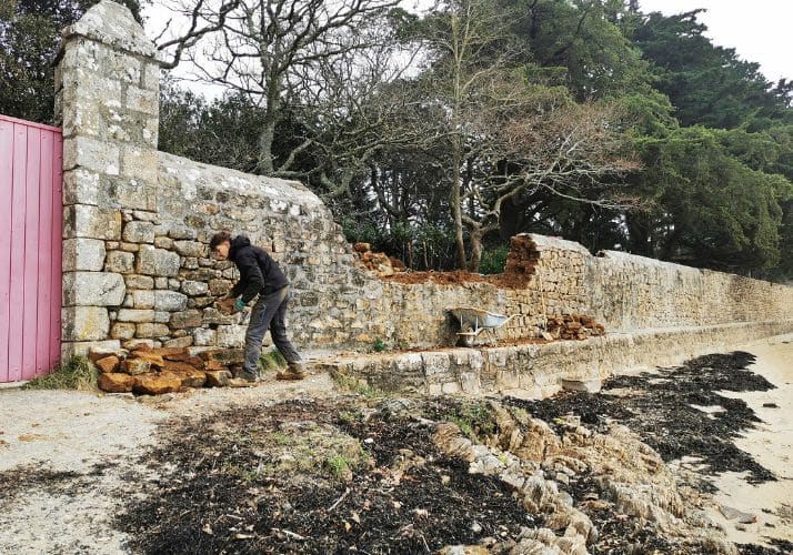 Travaux au centre spirituel jésuite de penboc'h