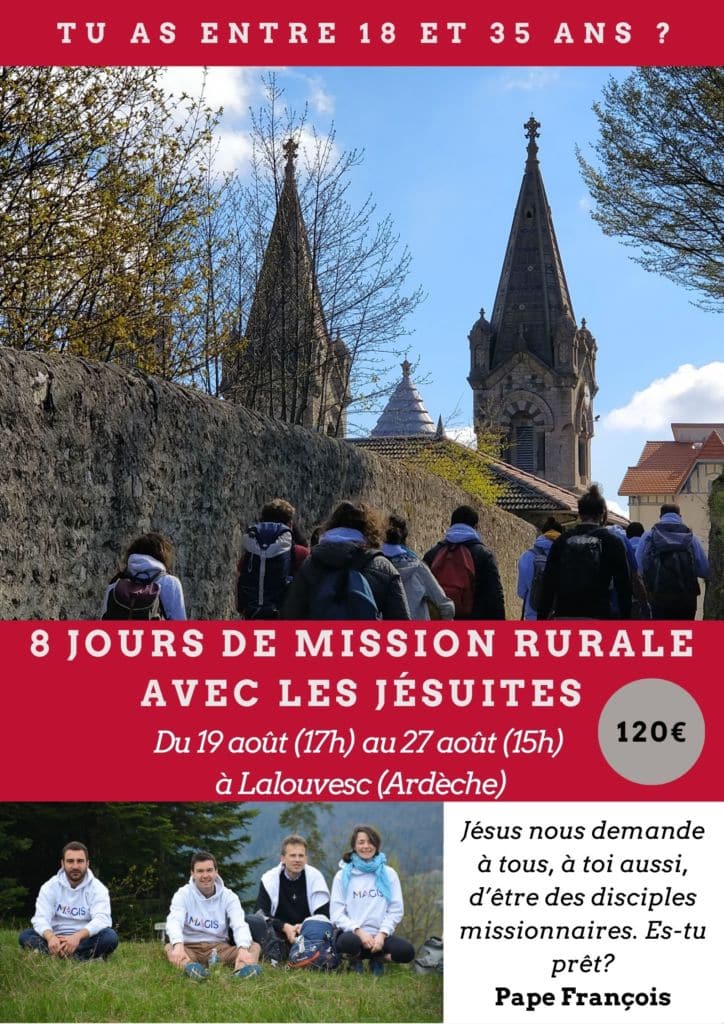 flyer semaine jésuite d'été à Lalouvesc 2023