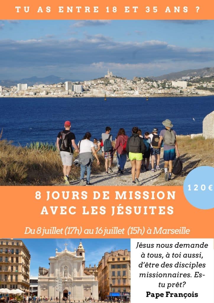 flyer semaine jésuite d'été à marseille 2023