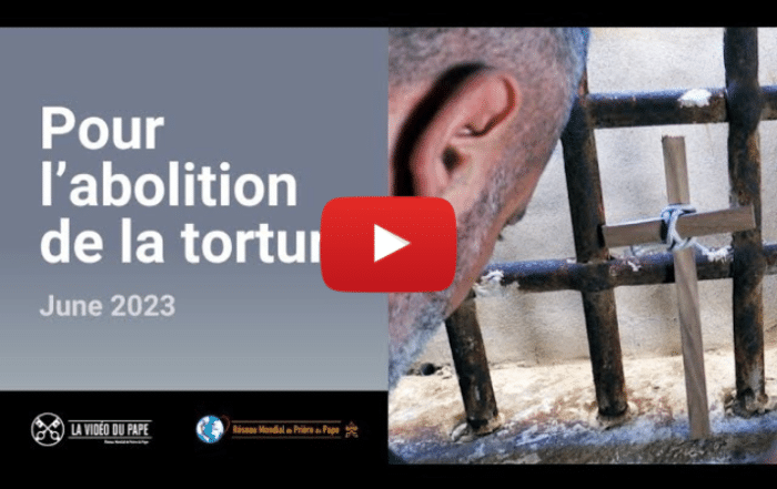 La vidéo du pape abolition torture juin 2023