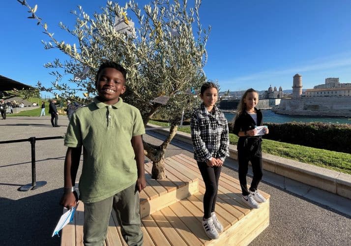 rencontre pape François Saint Mauront - école jésuite à Marseille