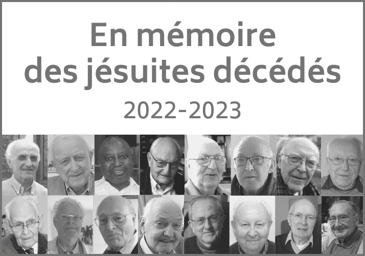 mémoire jésuites décédés défunts 2022-2023