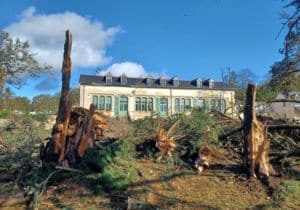 Centre spirituel de Penboc'h dégâts tempête