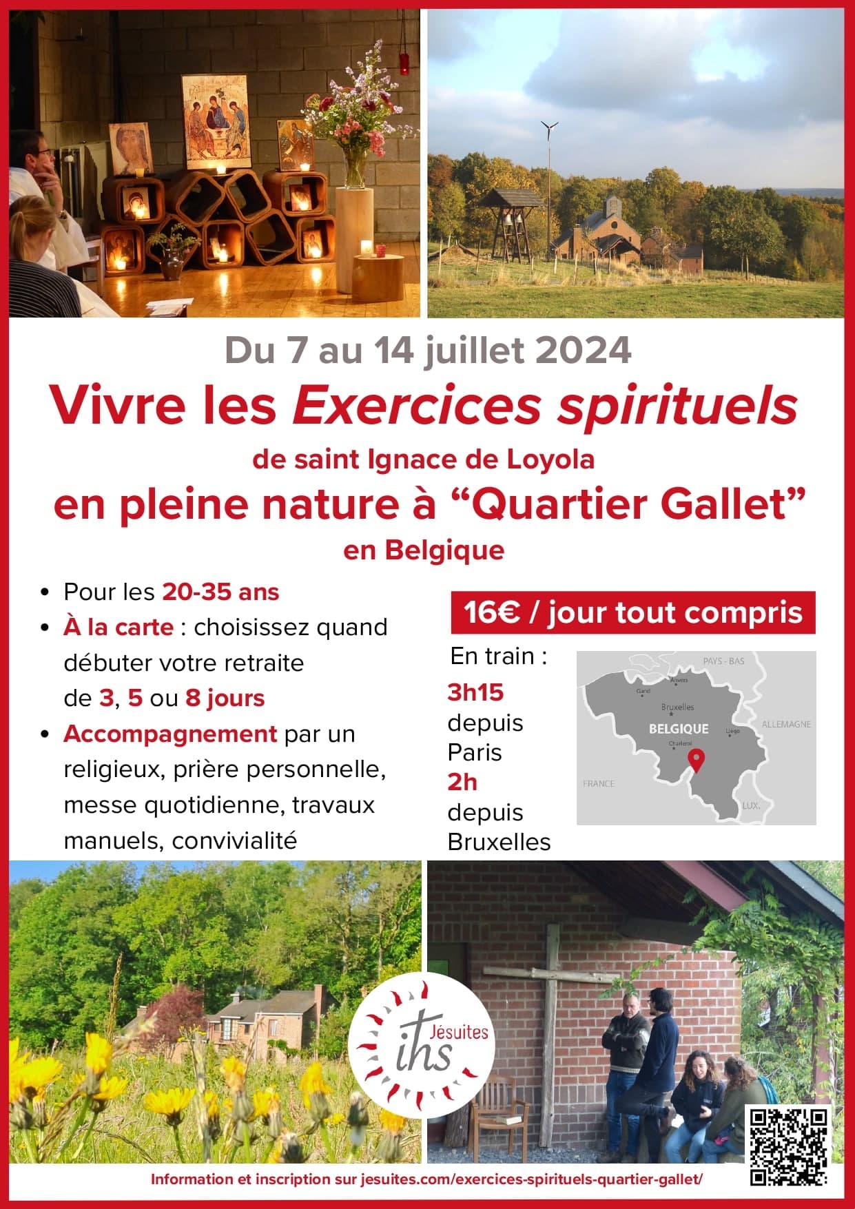 Quartier Gallet exercices spirituels Belgique été 2024 2-min