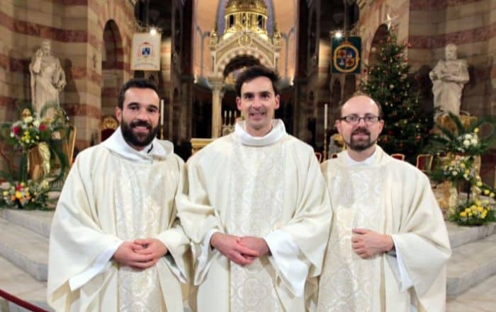 ordinations presbytérales David Krol, Jean-Baptiste Roy et Olivier Dewavrin