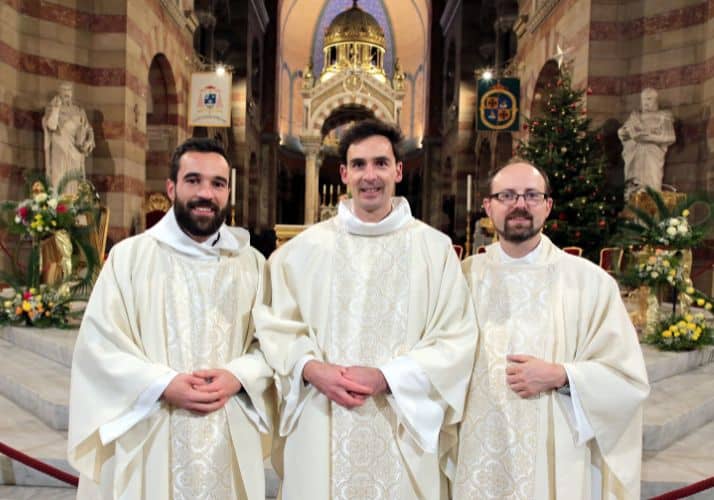 ordinations presbytérales David Krol, Jean-Baptiste Roy et Olivier Dewavrin