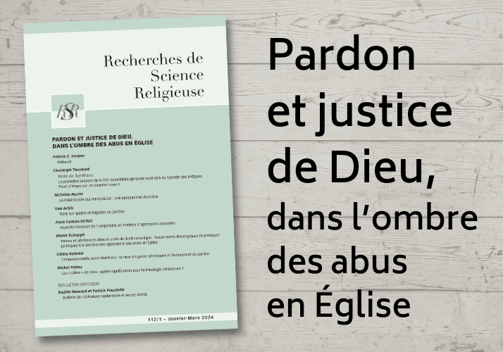 pardon justice dieu église abus revue recherches science religieuse