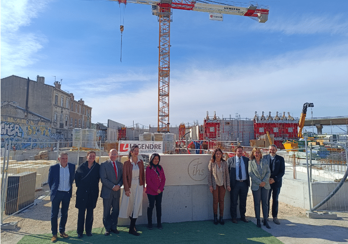 pose première pierre collège loyola marseille