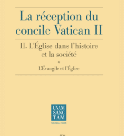 La réception du Concile Vatican II, t. IIA – P. Christoph Theobald sj