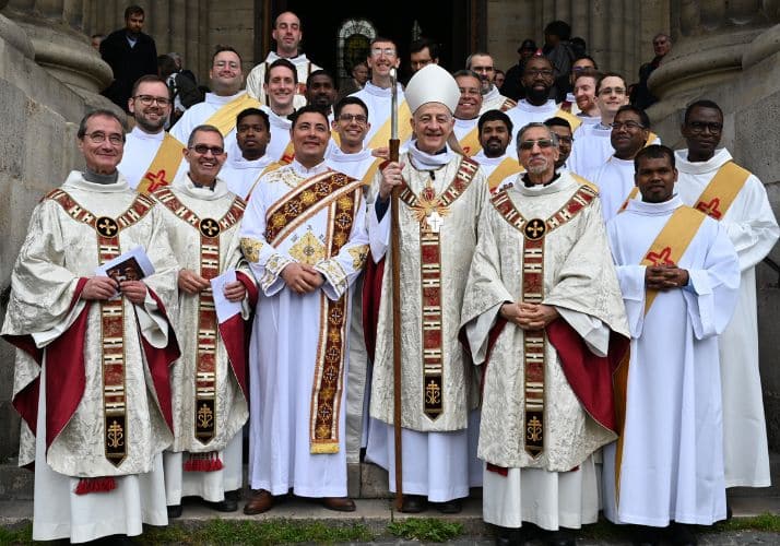 Ordinations diaconales jésuites avril 2024 paris