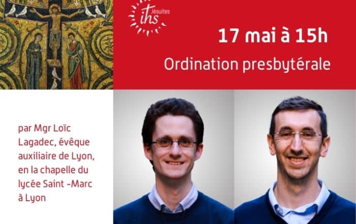 Perrin Lefevre et Paul Catherinot seront ordonnés le 17 mai