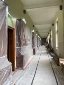 Travaux quadrilatère St Michel couloirs